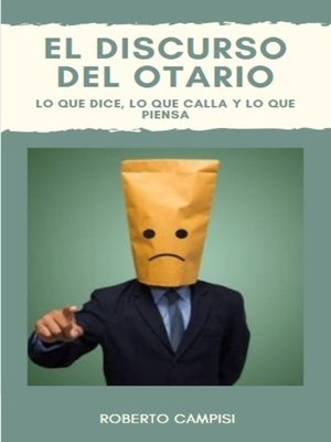 cover image of El Discurso del Otario